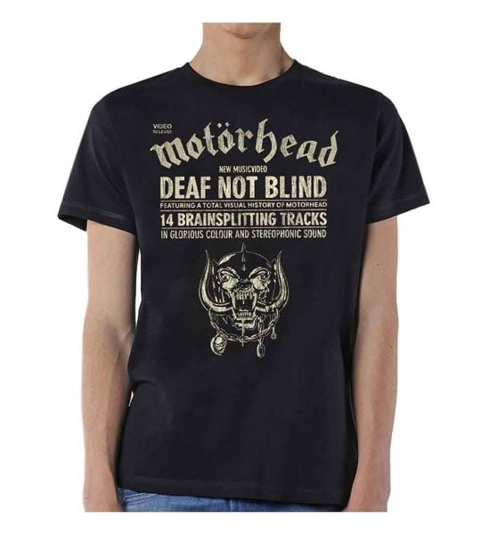 Motorhead: Deaf Not Blind - Black T-Shirt