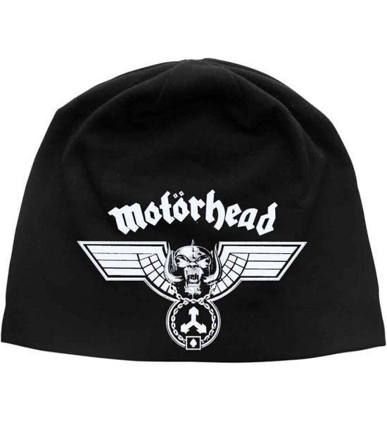 Motorhead: Hammered (Discharge Print) - Black Beanie Hat Preorder