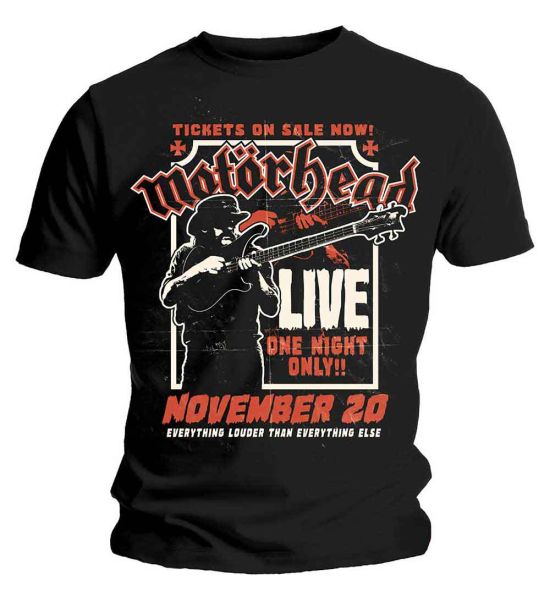 Motorhead: Lemmy Firepower - Black T-Shirt