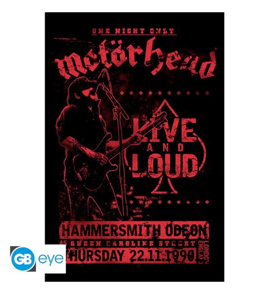 Motorhead: Live and loud Poster (91.5x61cm)