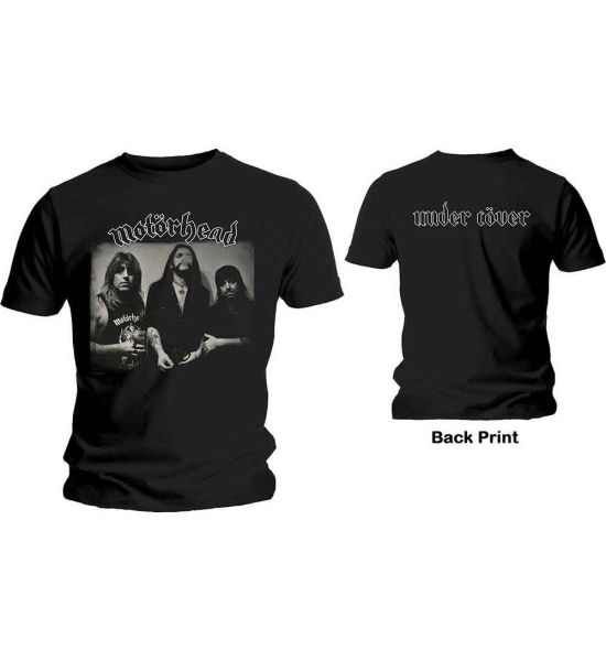 Motorhead: Under Cover (Back Print) - Black T-Shirt