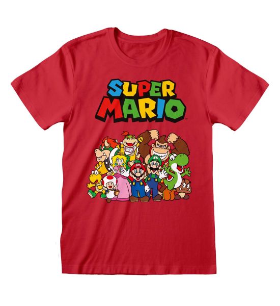 Super Mario Bros: Main Character Group T-Shirt