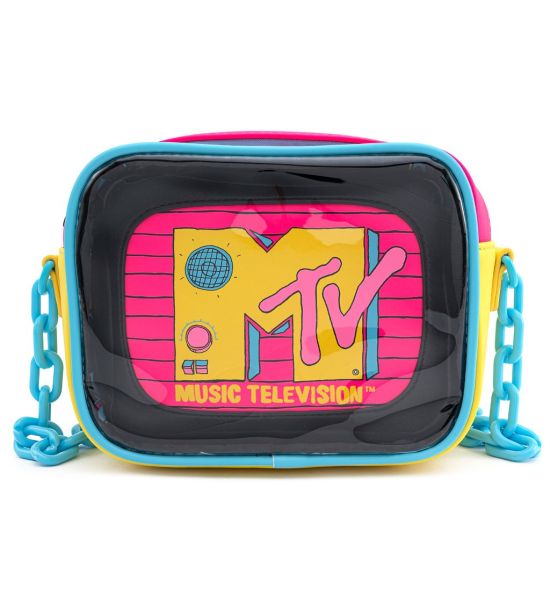 Loungefly MTV: Clear Crossbody Handbag