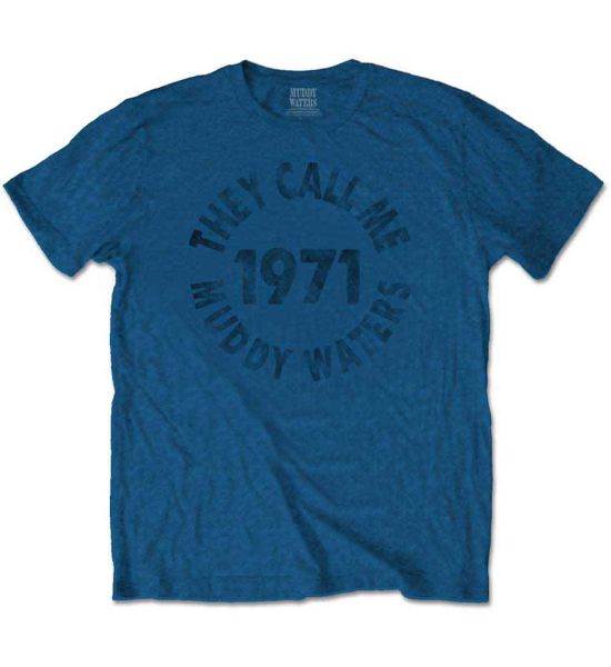 Muddy Waters: They Call Me… - Denim Blue T-Shirt