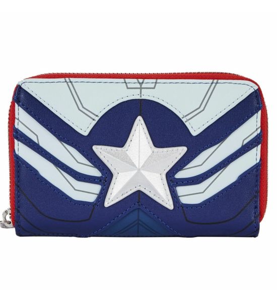 Captain America: Falcon Cosplay Loungefly Zip Around Wallet