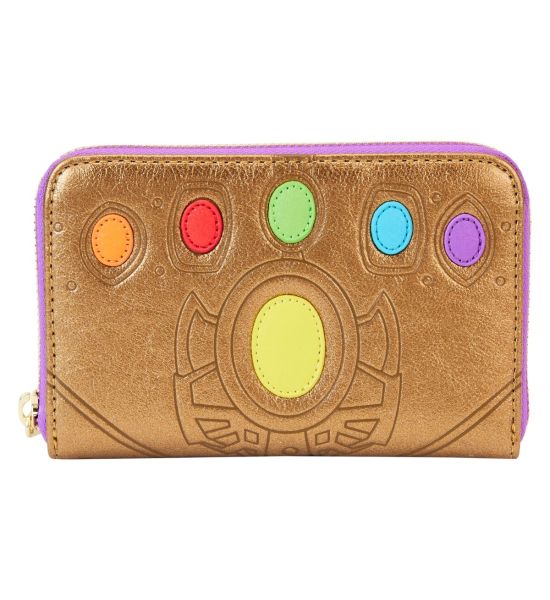 Loungefly Marvel: Shine Thanos Gauntlet Zip Around Wallet