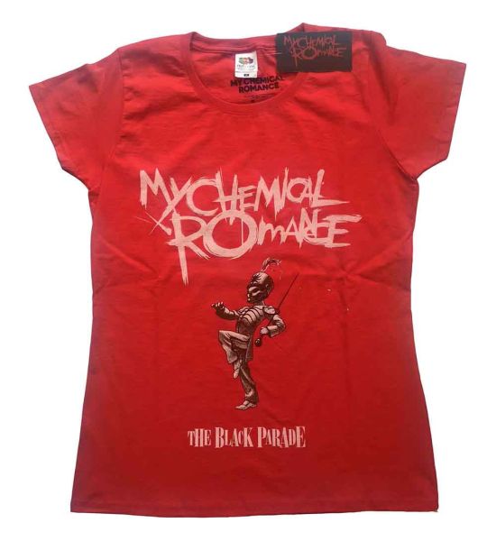 My Chemical Romance: The Black Parade Cover - Ladies Red T-Shirt