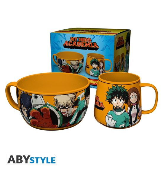 My Hero Academia: Heroes Mug & Bowl Breakfast Set