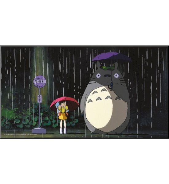 My Neighbor Totoro: Bus Stop Wooden Wall Art Preorder