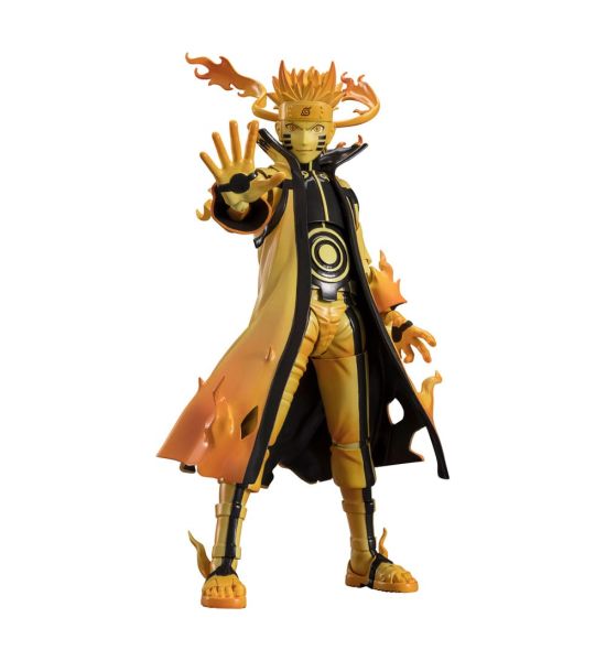 Naruto: Naruto Uzumaki S.H. Figuarts Action Figure (Kurama Link Mode) - Courageous Strength That Binds (15cm)