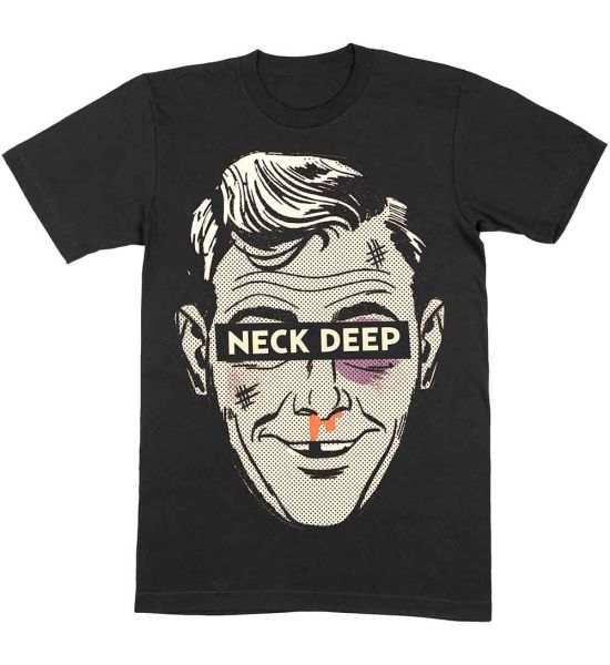 Neck Deep: Ned - Black T-Shirt