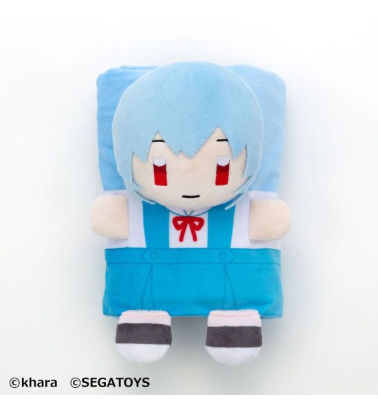 Neon Genesis Evangelion: Rei Ayanami Roll-Up Plush Figure (23cm)