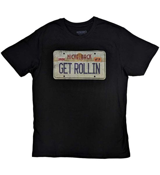 Nickelback: License Plate - Black T-Shirt