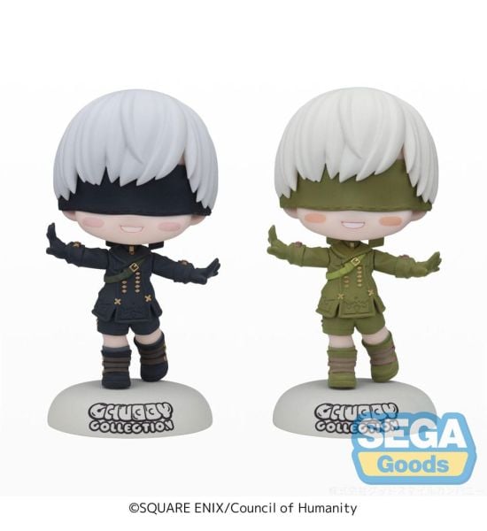 NieR:Automata: 9S (EX) Chubby Collection PVC Statue Petit Figure Ver1.1a (7cm) Preorder