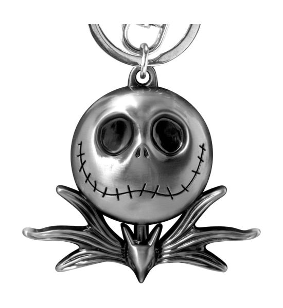 Nightmare Before Christmas: Jack Head Metal Keychain