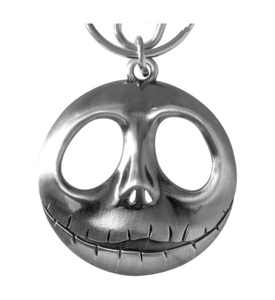 Nightmare before Christmas: Jack Head with Bow Metal Keychain Preorder