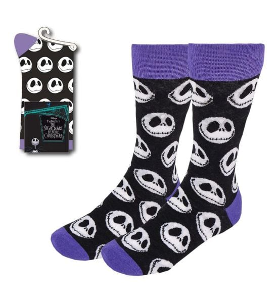 Nightmare Before Christmas: Jack's Face Socks (38-45) Preorder