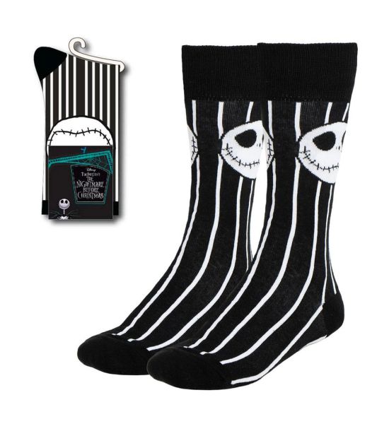 Nightmare Before Christmas: Jack's Face Stripes Socks (38-45)