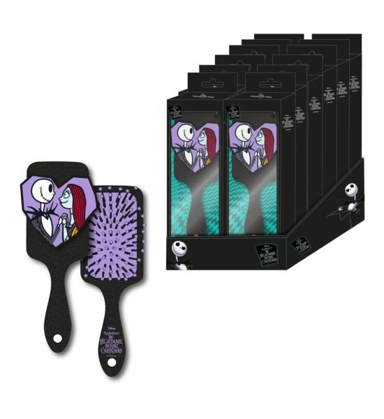 Nightmare before Christmas: Jack & Sally Hairbrush Preorder