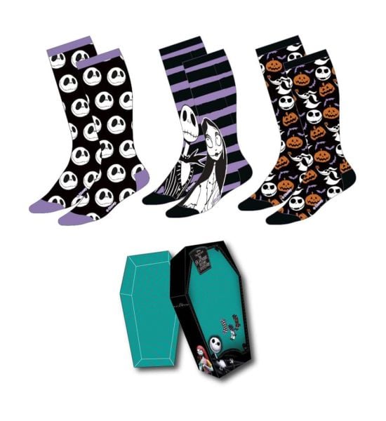 Nightmare Before Christmas: Socks 3-Pack (38-45) Preorder