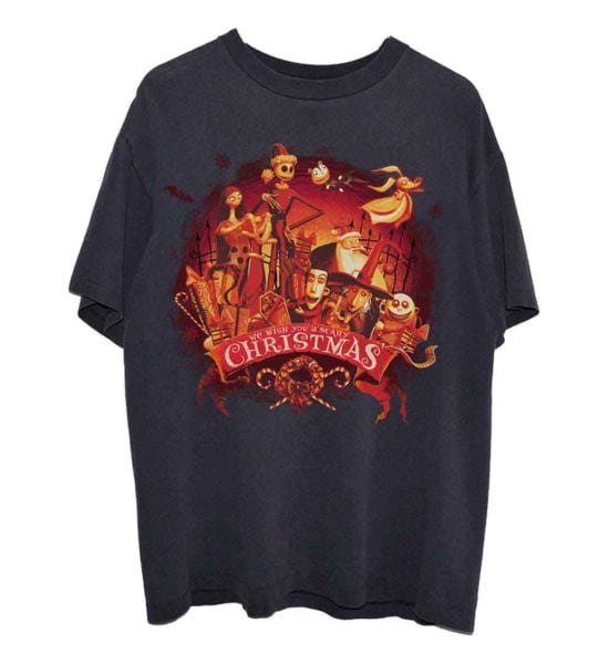 Nightmare Before Christmas: We Wish You A Scary Christmas T-Shirt