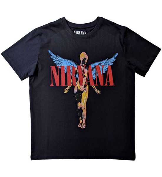 Nirvana: Angelic - Black T-Shirt