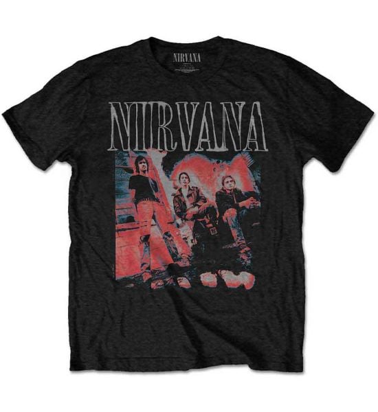 Nirvana: Kris Standing - Black T-Shirt