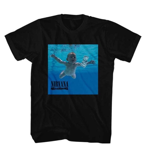 Nirvana: Nevermind Album - Black T-Shirt