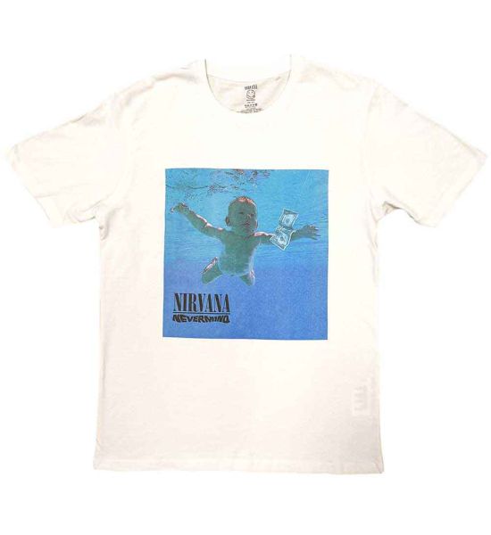 Nirvana: Nevermind Album - White T-Shirt