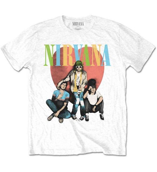 Nirvana: Trapper Hat - White T-Shirt