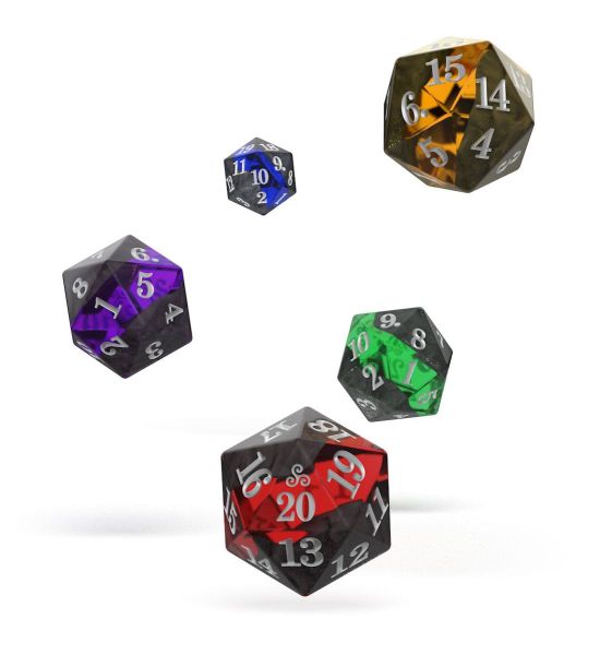 Oakie Doakie Dice: Enclave D20 Spindown Dice Set (5) Preorder