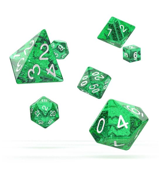 Oakie Doakie Dice: RPG Set Speckled - Green (7)