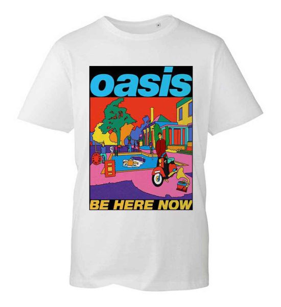 Oasis: Be Here Now Illustration - White T-Shirt