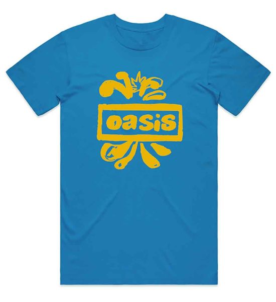 Oasis: Drawn Logo - Sapphire Blue T-Shirt