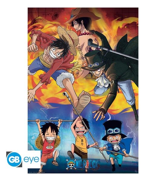 One Piece: Ace Sabo Luffy Poster (91.5x61cm)