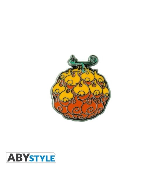 One Piece: Flame Flame Fruit Pin Badge