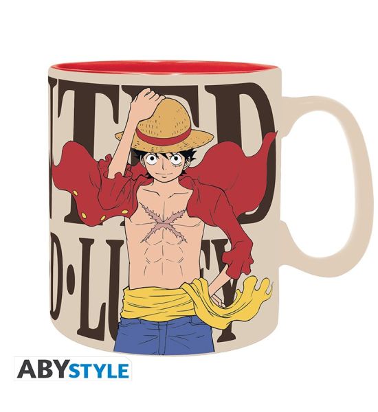 One Piece: Luffy & Wanted Large Mug