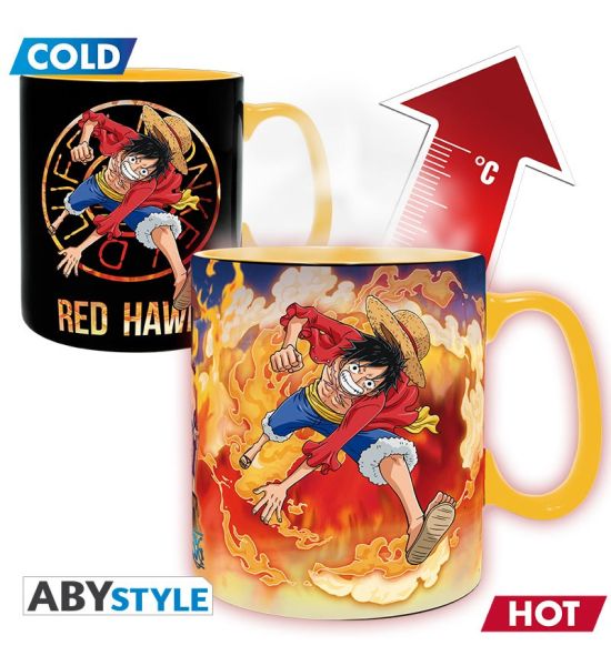 One Piece: Luffy & Sabo Heat Change Mug