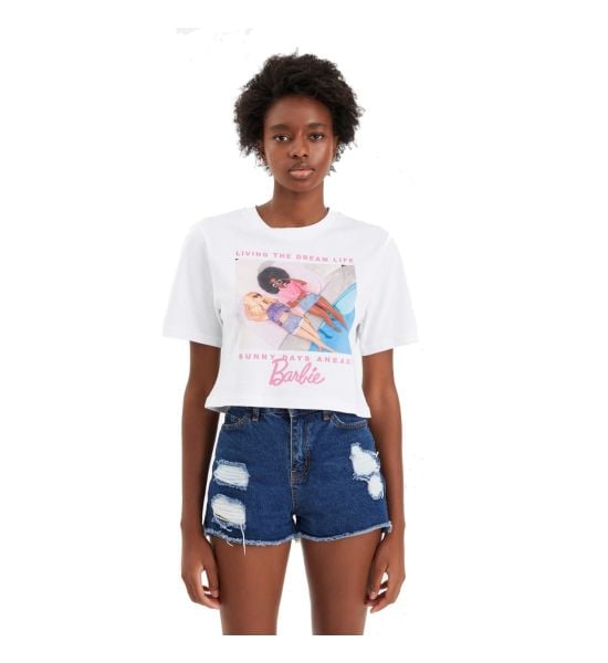 Barbie: Sunny Days Ahead Oversized Crop T-Shirt