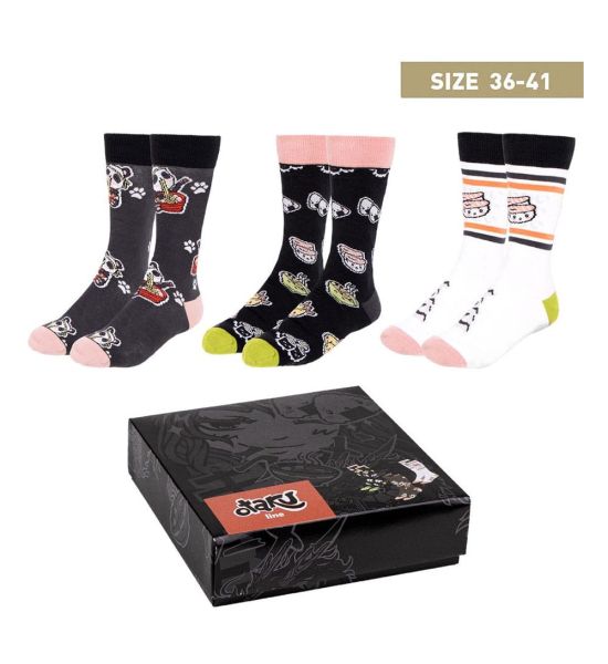 Otaku: Socks 3-Pack (35-41) Preorder