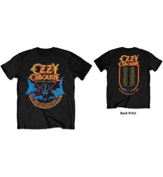 Ozzy Osbourne: Bat Circle (Back Print) - Black T-Shirt