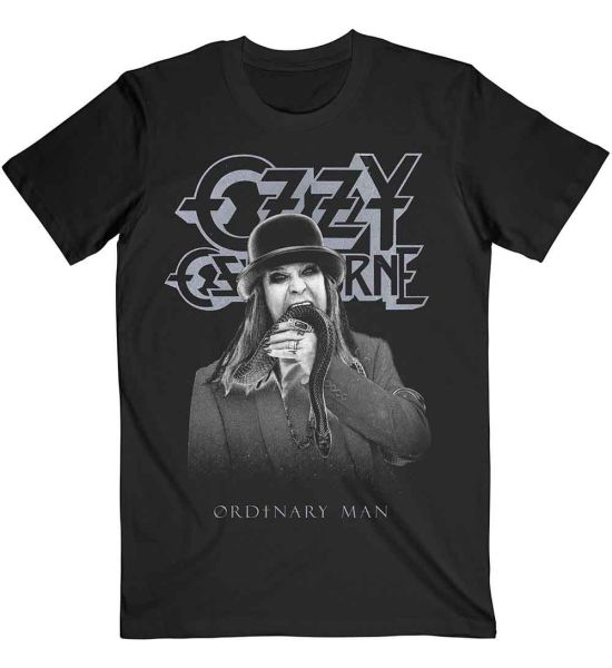 Ozzy Osbourne: Ordinary Man Snake Rayograph - Black T-Shirt