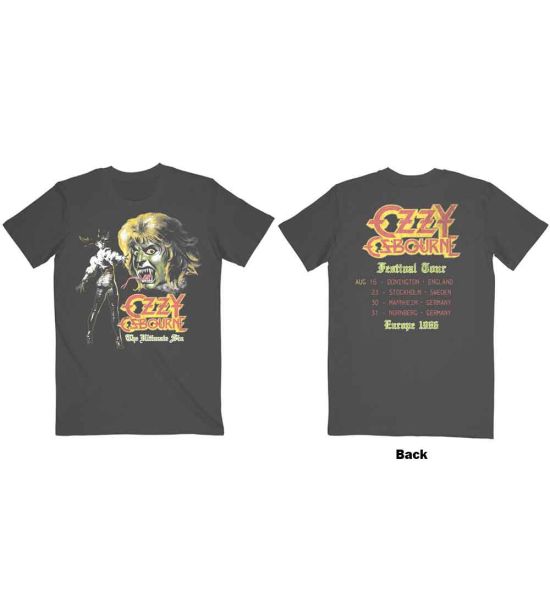 Ozzy Osbourne: Ultimate Remix (Back Print) - Charcoal Grey T-Shirt