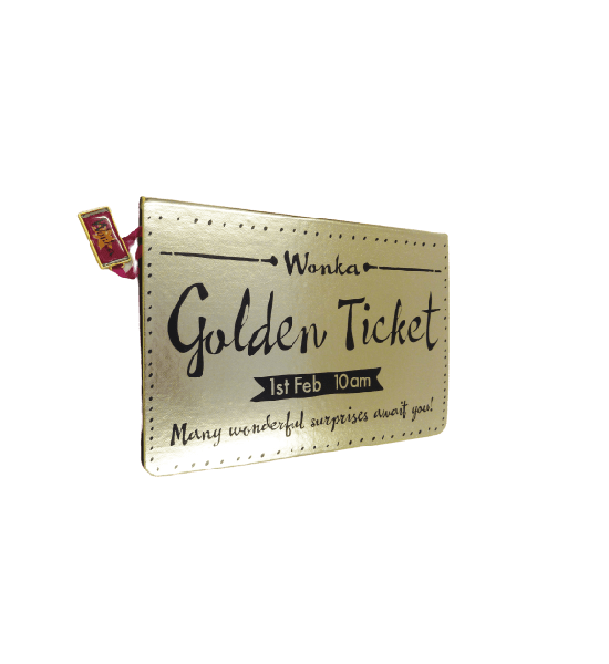 Charlie and the Chocolate Factory: Golden Ticket A5 PU Notebook