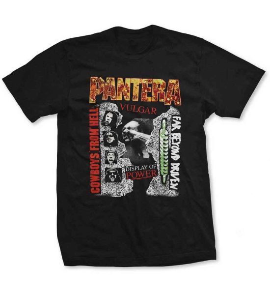 Pantera: 3 Albums - Black T-Shirt