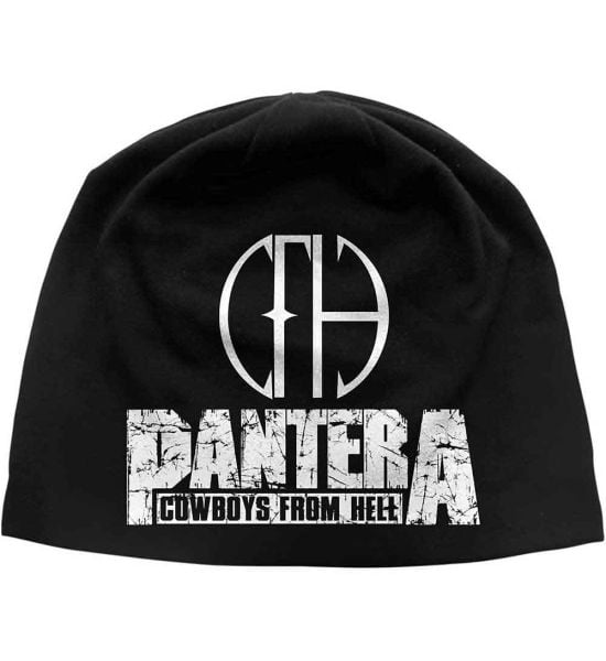 Pantera: Cowboys From Hell (Discharge Print) - Black Beanie Hat Preorder