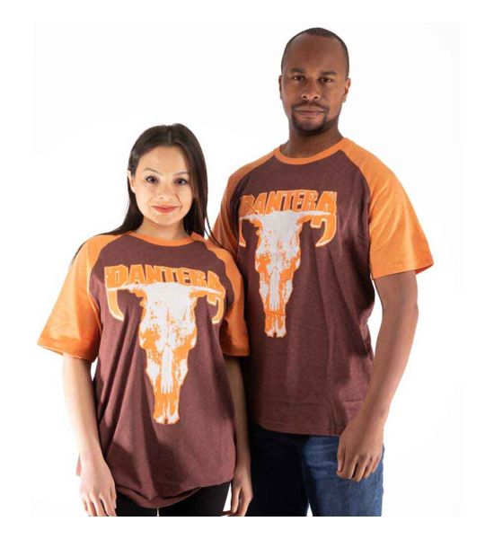 Pantera: Skull - Brown & Orange T-Shirt