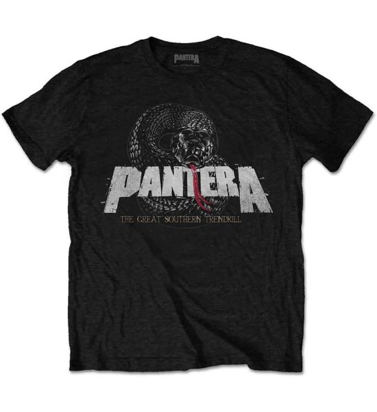 Pantera: Snake Logo - Black T-Shirt