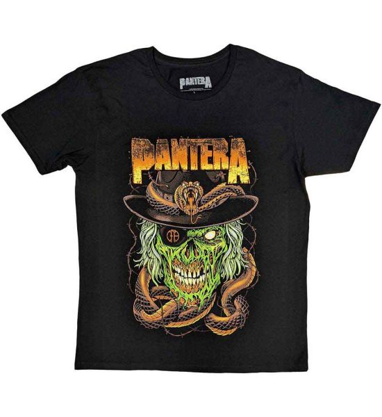 Pantera: Snake & Skull - Black T-Shirt