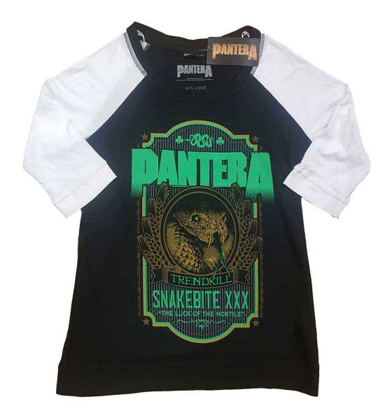 Pantera: Snakebit XXX Label - Ladies Black & White T-Shirt